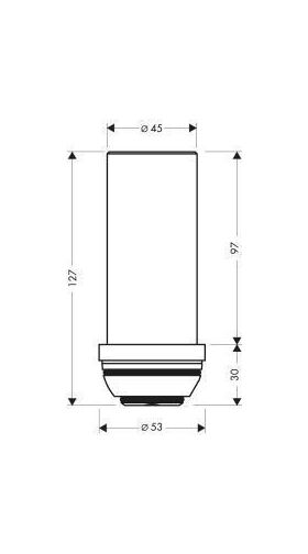 Verlängerung AXOR Standrohr 60mm