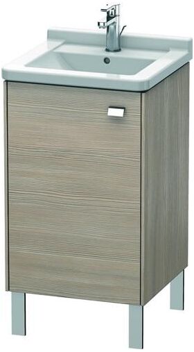 Duravit Waschtischunterbau BRIOSO 693x460x445mm Gri chr Ans li pine silver