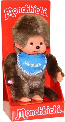 Monchhichi Classic Boy blau, ca. 20cm