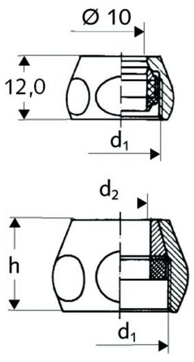 SCHELL Quetschverschraubung komplett, chrom 3/4Zollx15mm - VPE: 25