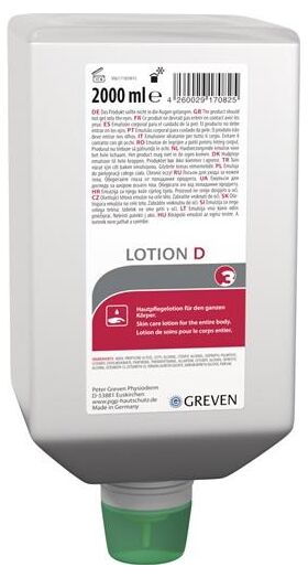 Hautpflegelotion GREVEN® LOTION D 2l silikonfrei,parfümiert GREVEN