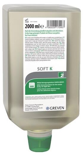 Ganzkörperreinigungslotion GREVEN® SOFT K 2l Varioflasche