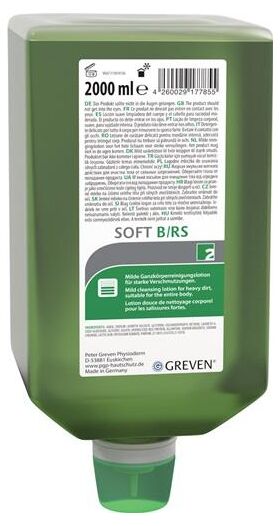 Hautreinigungslotion GREVEN® SOFT B/RS 2l mittlere b.starke Verschmutz.Flasche