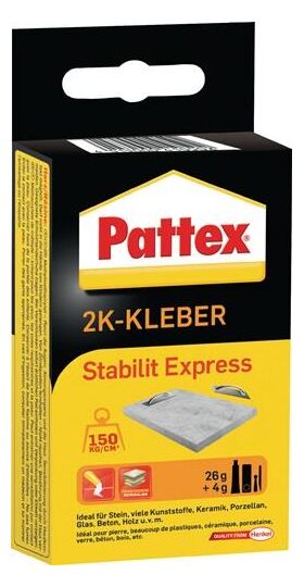 2K-Methacrylklebstoff Stabilit Express 30g braun Tube PATTEX