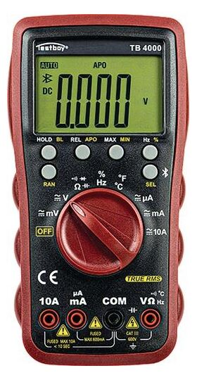 Multimeter TB 4000 0-600 V AC,0-600 V DC TRUE RMS TESTBOY