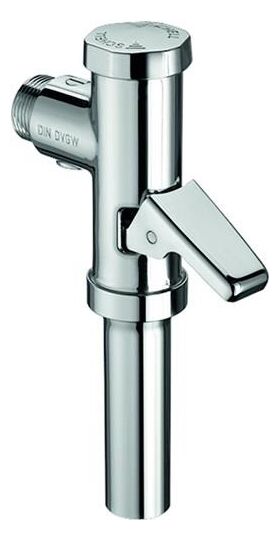 Schell WC-Druckspüler SCHELLOMAT mit Hebel, 1,0-1,3 l/s chrom