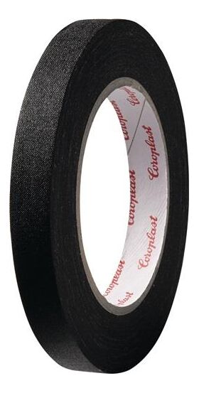 Gewebeklebeband 800 schwarz L.25m B.19mm Rl.COROPLAST