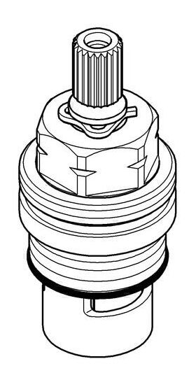 Grohe Keramik-Oberteil 1/2"