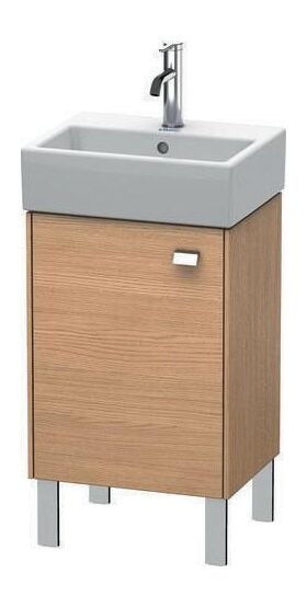 Duravit Waschtischunterbau BRIOSO 570x434x339mm Gri chr Ans re weiß matt