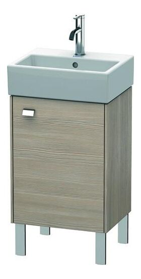 Duravit Waschtischunterbau BRIOSO 570x434x339mm Gri chr Ans re pine silver