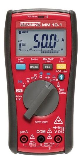 Digital-Multimeter MM 10-1 0,1 mV-1000 V True RMS BENNING