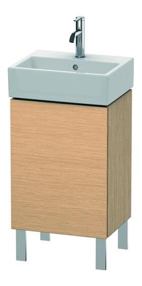 Duravit Waschtischunterbau L-CUBE 593x434x341mm Ans links eiche gebürstet