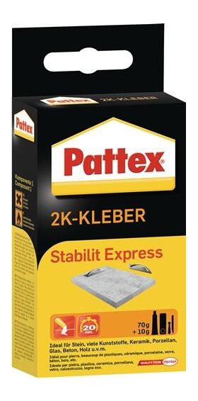 2K-Methacrylklebstoff Stabilit Express 80g braun Tube PATTEX