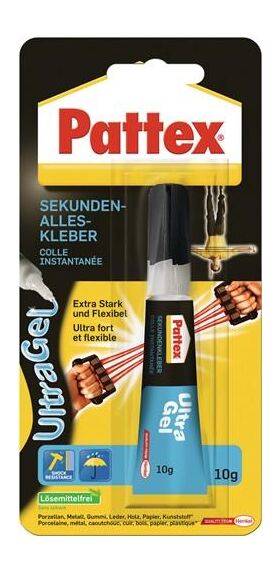 Sekundenkleber Ultra Gel 10g farblos Tube PATTEX