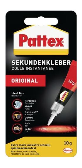 Sekundenkleber flüssig 10g farblos Tube PATTEX