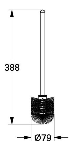 Grohe Ersatzbürste chr