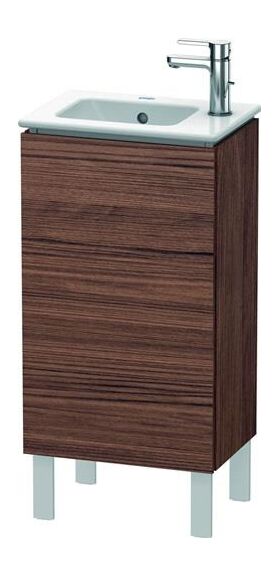 Duravit Waschtischunterbau L-CUBE 294x420x704mm Ans links nussbaum dunkel