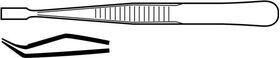 Flachpinzette Gesamt-L.120mm eckige Spitzen VA PROMAT