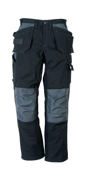 Funktionsbundhose Gr.48 schwarz m.grau 65%PES/35%CO Fristads