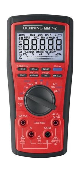 Multimeter MM 7-2 1000 V TRUE RMS BENNING