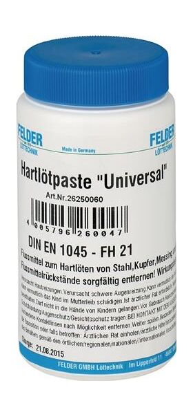 Hartlötpaste Univ.800-1100GradC 500g Flasche FELDER