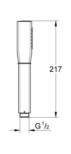 Grohe Handbrause GRANDERA STICK 900mm chrom/gold