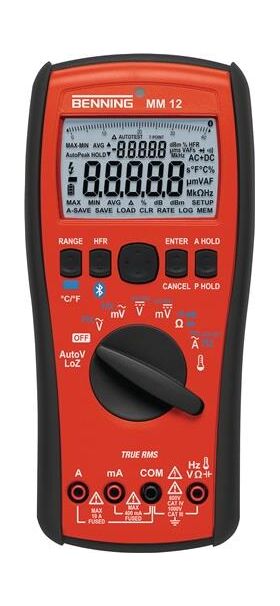 Multimeter MM 12 001 V-1000 V AC/DC TRUE RMS BENNING