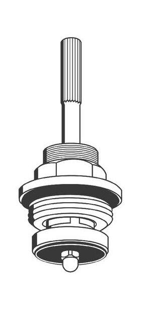 Grohe Oberteil 1 1/4Zoll Sitztiefe 47mm