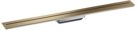 HG Fertigset AXOR Drain Duschr 90cm z Wandmontage brushed bronze