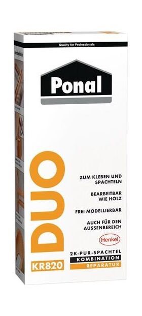 2K PUR-Spachtel Duo DIN EN 204,D4 315g Faltschachtel PONAL