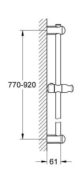 Grohe Brausestange EUPHORIA 900mm chr