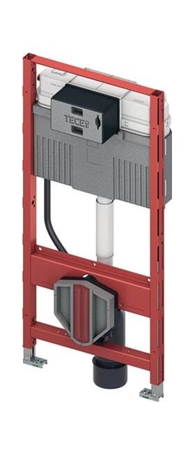 WC-Modul TECEprofil Bauhöhe 1200mm, mit Uni-Spülkasten - VPE: 10