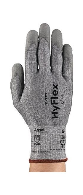 Schnittschutzhandschuhe HyFlex® 11-727 Gr.8 grau EN 388 PSA II - VPE: 12