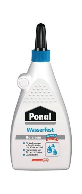 Holzleim Wasserfest/Super 3 225g EN 204: D3 Flasche PONAL