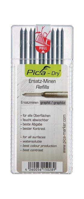 Minenset Pica-Dry 10x graphit feucht abwischbar 10 Minen/Set