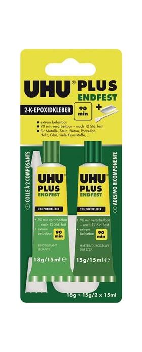 2K-Epoxidharzklebstoff PLUS ENDFEST 33g gelblich Tube UHU