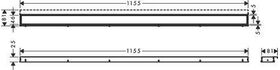 HG Duschrinne RainDrain Match m höhenverstellbarem Rahmen 1200mm weiß