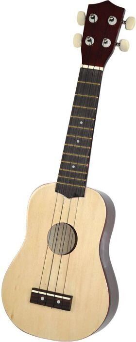 Mini-Gitarre Holz NATUR Ukulele