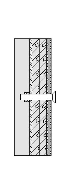 Hewi Befestigungsmaterial 950 Wandstütz-/Klappgriff Leichtbau m m Stah