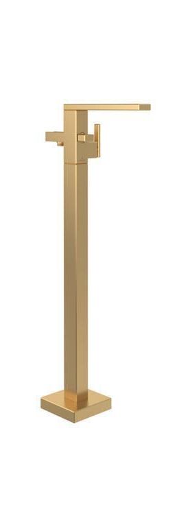 V&B Einhand-Wannenbatterie METTLACH Standmontage, 158x838x280mm brushed gold