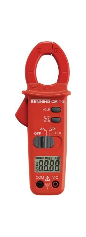 Stromzangenmultimeter CM 1-2 0,1 A-400 A CAT III 600 V BENNING