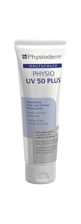 Hautschutzcreme PHYSIO UV 50 PLUS 100ml LSF 50+ Tube PHYSIODERM