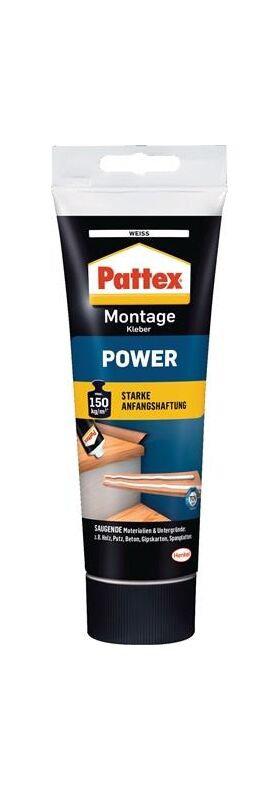 Montagekleber POWER weiß 250g Tube PATTEX