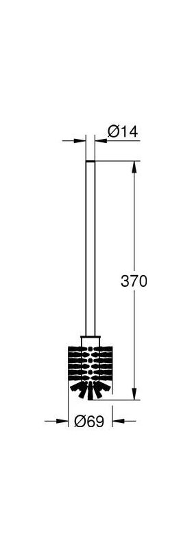 Grohe Ersatzbürste ESSENTIALS su-st