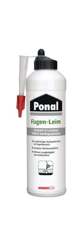 Parkett u.Laminat Fugenleim 1kg EN 204: D4 Flasche PONAL