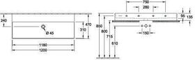 V&B Waschtisch 2.0 MEMENTO 1200x470mm o ÜL ohne HL we