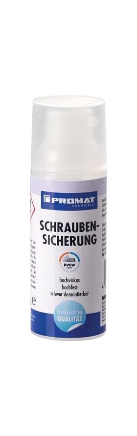 Schraubensicherung 50g hf.hochvikos rot DVGW Pumpdosierer PROMAT CHEMICALS