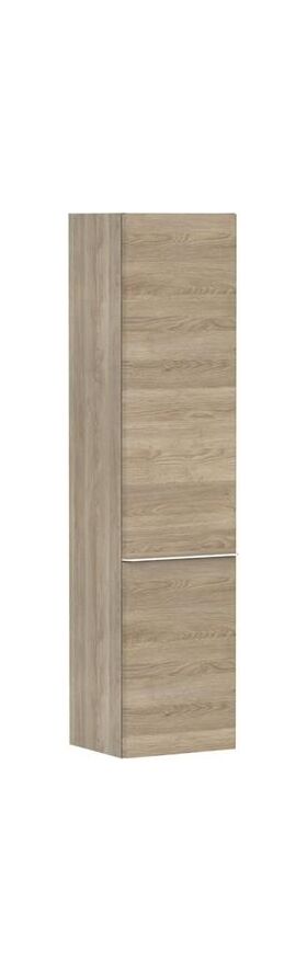 HG Hochschrank Xelu Q 1650x400x350mm Ei natur Griff mattweiß