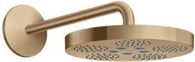 Kopfbrause 280 1jet AXOR ONE mit Brausearm brushed bronze