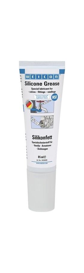 Silikonfett NSF-H1 transp.85g Tube WEICON